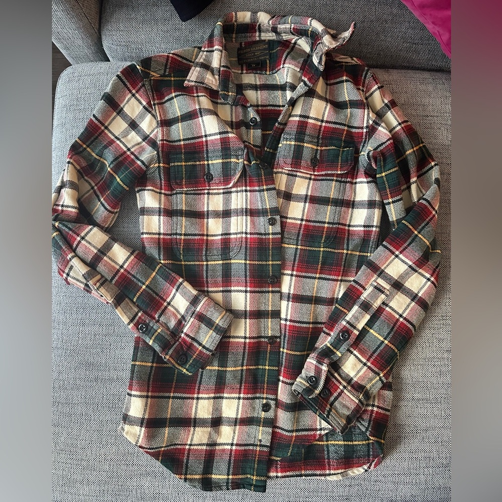 Filson men’s vintage flannel work shirt